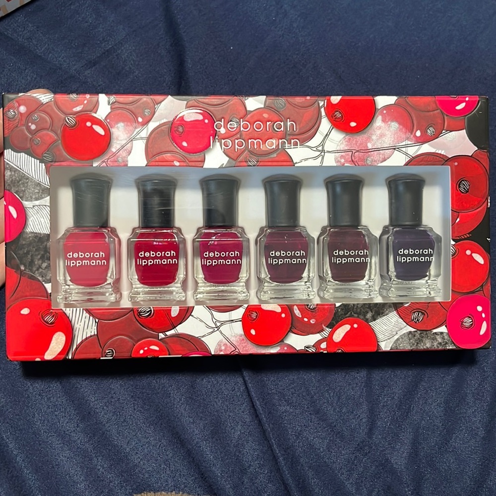 NEW Deborah Lippmann “Very Berry” 6 pack